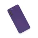 Samsung Galaxy S21 Plus Kılıf Nano içi Kadife Silikon - Mor