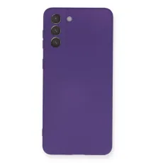 Samsung Galaxy S21 Plus Kılıf Nano içi Kadife Silikon - Mor