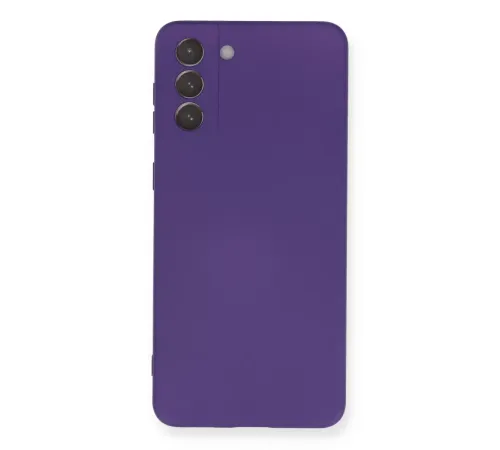 Samsung Galaxy S21 Plus Kılıf Nano içi Kadife Silikon - Mor