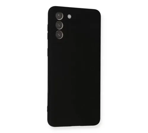 Samsung Galaxy S21 Plus Kılıf Nano içi Kadife Silikon - Siyah
