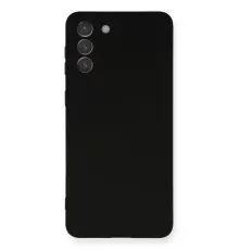 Samsung Galaxy S21 Plus Kılıf Nano içi Kadife Silikon - Siyah
