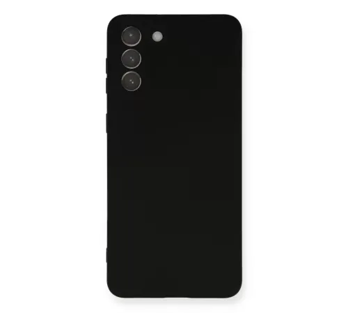 Samsung Galaxy S21 Plus Kılıf Nano içi Kadife Silikon - Siyah