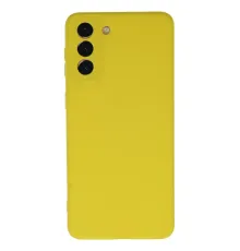 Samsung Galaxy S21 Plus Kılıf Nano içi Kadife Silikon - Sarı