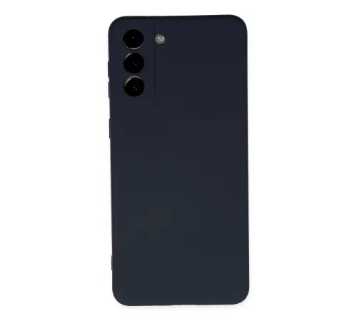 Samsung Galaxy S21 Plus Kılıf Nano içi Kadife Silikon - Lacivert