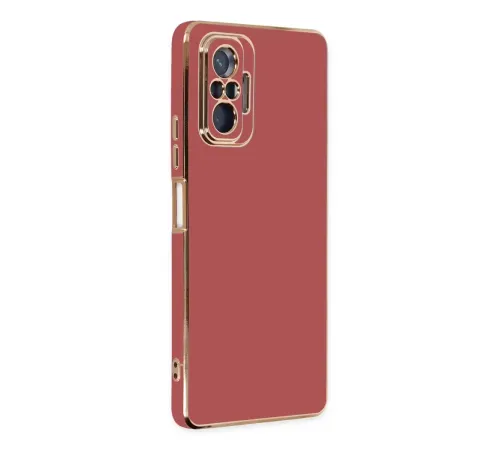 Xiaomi Redmi Note 10 Pro Kılıf Volet Silikon - Kırmızı