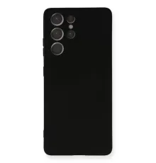 Samsung Galaxy S21 Ultra Kılıf Nano içi Kadife Silikon - Siyah