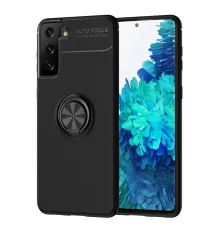 Samsung Galaxy S21 Plus Kılıf Range Yüzüklü Silikon - Siyah