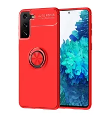 Samsung Galaxy S21 Plus Kılıf Range Yüzüklü Silikon - Kırmızı