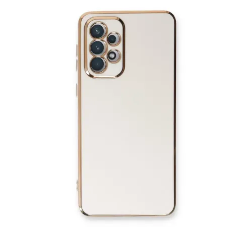 Samsung Galaxy A33 5G Kılıf Volet Silikon - Beyaz