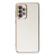Samsung Galaxy A33 5G Kılıf Volet Silikon - Beyaz