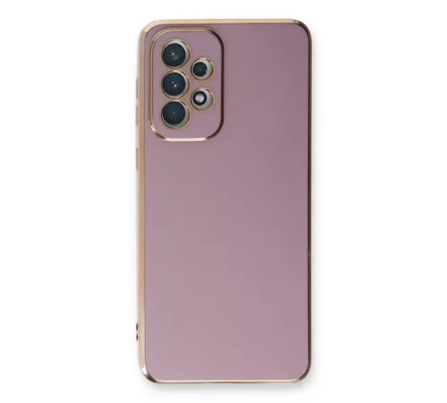 Samsung Galaxy A33 5G Kılıf Volet Silikon - Mor
