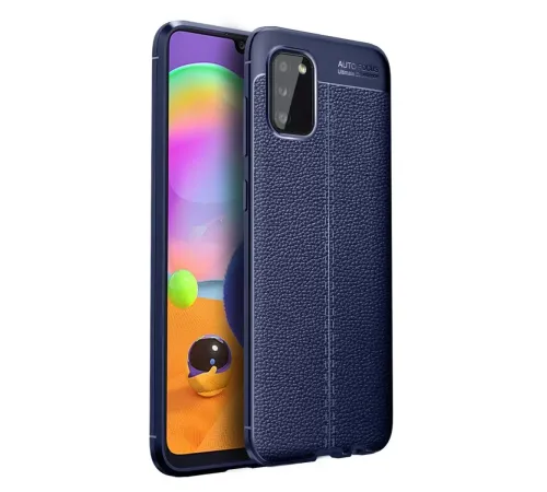 Samsung Galaxy A02S Kılıf Auto Focus Kapak - Lacivert