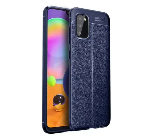Samsung Galaxy A02S Kılıf Auto Focus Kapak - Lacivert