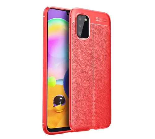 Samsung Galaxy A02S Kılıf Auto Focus Kapak - Kırmızı