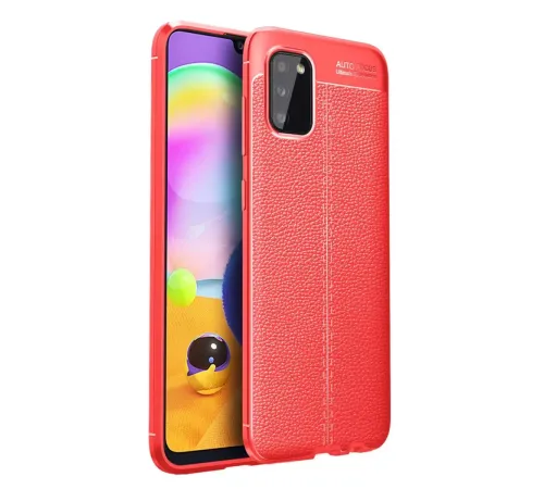 Samsung Galaxy A02S Kılıf Auto Focus Kapak - Kırmızı
