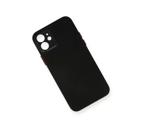 Apple iPhone 12 Kılıf PP Ultra İnce Kapak - Siyah