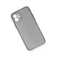 Apple iPhone 12 Kılıf PP Ultra İnce Kapak - Gri