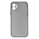 Apple iPhone 12 Kılıf PP Ultra İnce Kapak - Gri