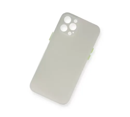 Apple iPhone 12 Pro Kılıf PP Ultra İnce Kapak - Beyaz
