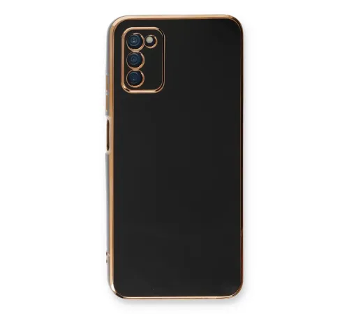 Samsung Galaxy A03S Kılıf Volet Silikon - Siyah