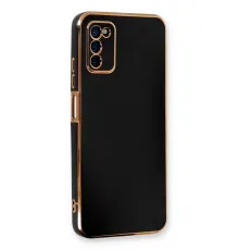 Samsung Galaxy A03S Kılıf Volet Silikon - Siyah