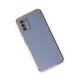 Samsung Galaxy A03S Kılıf Volet Silikon - Mavi
