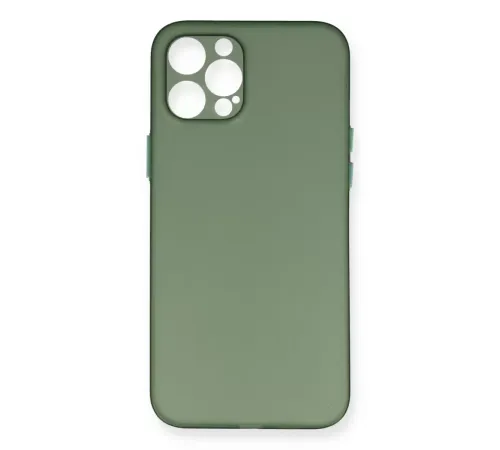 Apple iPhone 12 Pro Kılıf PP Ultra İnce Kapak - Yeşil