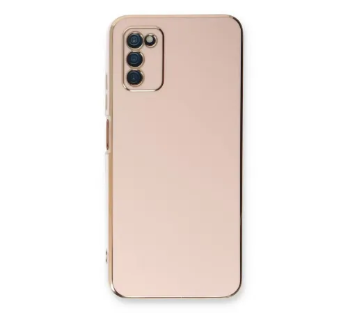 Samsung Galaxy A03S Kılıf Volet Silikon - Pembe