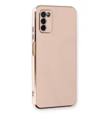 Samsung Galaxy A03S Kılıf Volet Silikon - Pembe