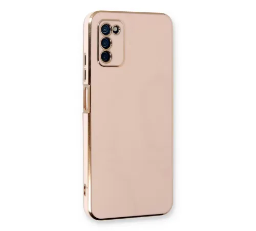 Samsung Galaxy A03S Kılıf Volet Silikon - Pembe
