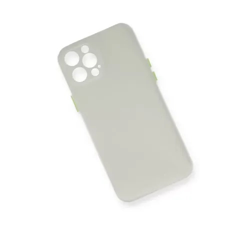 Apple iPhone 12 Pro Max Kılıf PP Ultra İnce Kapak - Beyaz