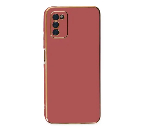 Samsung Galaxy A03S Kılıf Volet Silikon - Kırmızı
