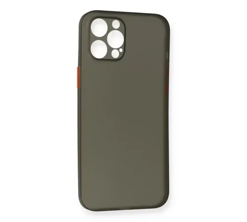 Apple iPhone 12 Pro Max Kılıf PP Ultra İnce Kapak - Gri