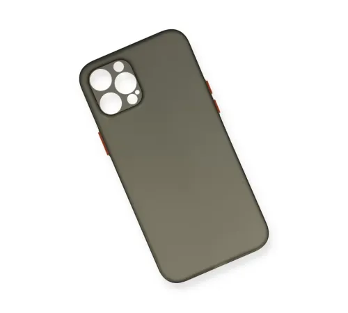 Apple iPhone 12 Pro Max Kılıf PP Ultra İnce Kapak - Gri