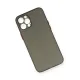 Apple iPhone 12 Pro Max Kılıf PP Ultra İnce Kapak - Gri