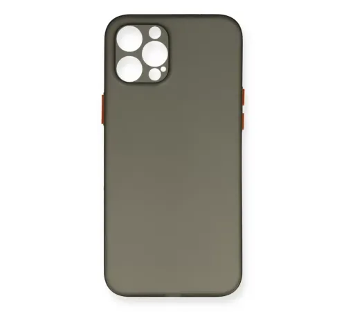 Apple iPhone 12 Pro Max Kılıf PP Ultra İnce Kapak - Gri