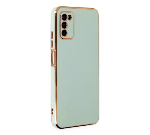 Samsung Galaxy A03S Kılıf Volet Silikon - Açık Yeşil