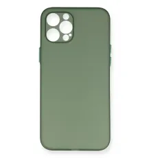 Apple iPhone 12 Pro Max Kılıf PP Ultra İnce Kapak - Yeşil