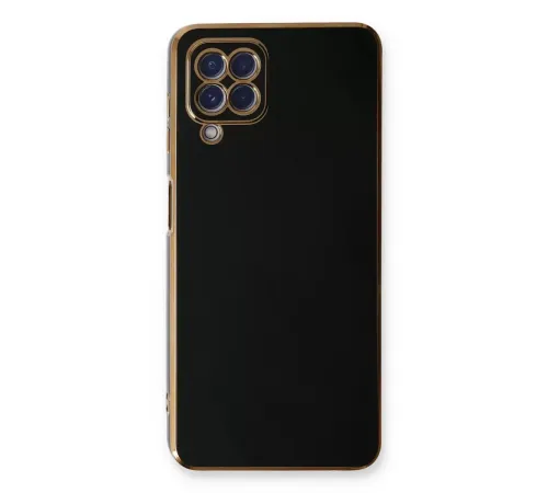 Samsung Galaxy A22 Kılıf Volet Silikon - Siyah