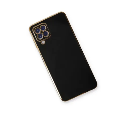 Samsung Galaxy A22 Kılıf Volet Silikon - Siyah