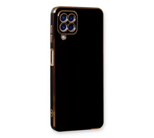 Samsung Galaxy A22 Kılıf Volet Silikon - Siyah