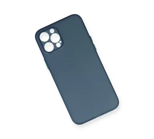 Apple iPhone 12 Pro Max Kılıf PP Ultra İnce Kapak - Mavi