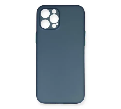 Apple iPhone 12 Pro Max Kılıf PP Ultra İnce Kapak - Mavi