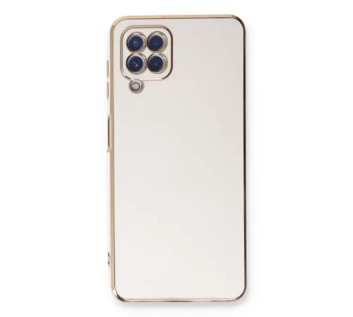 Samsung Galaxy A22 Kılıf Volet Silikon - Beyaz