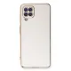 Samsung Galaxy A22 Kılıf Volet Silikon - Beyaz