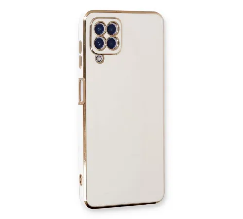 Samsung Galaxy A22 Kılıf Volet Silikon - Beyaz