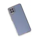 Samsung Galaxy A22 Kılıf Volet Silikon - Mavi