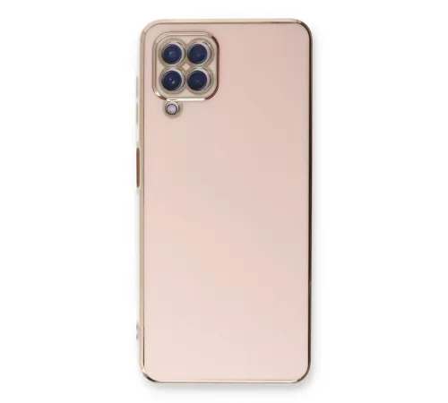 Samsung Galaxy A22 Kılıf Volet Silikon - Pembe