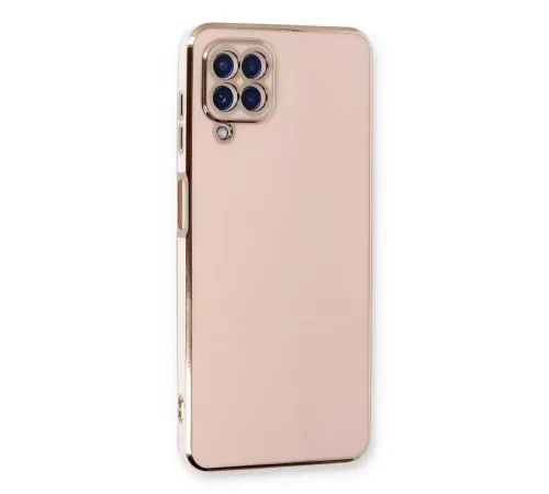 Samsung Galaxy A22 Kılıf Volet Silikon - Pembe