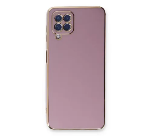 Samsung Galaxy A22 Kılıf Volet Silikon - Mor